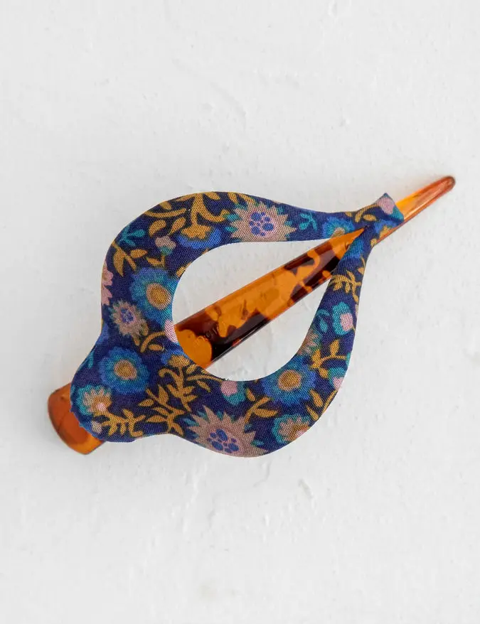 Boho Clip - Fabric Indigo