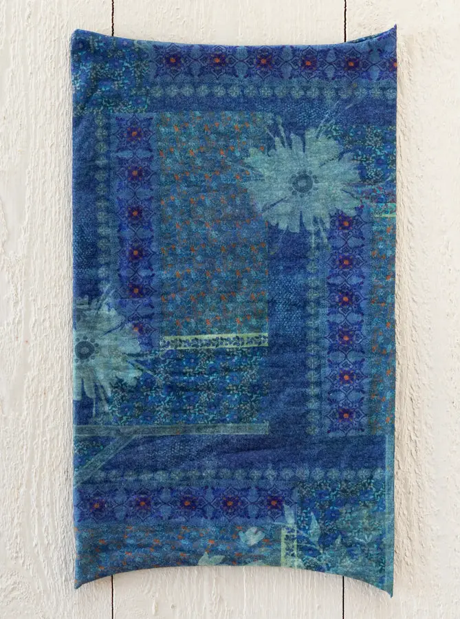 Full Boho Bandeau® Headband - Navy Patchwork
