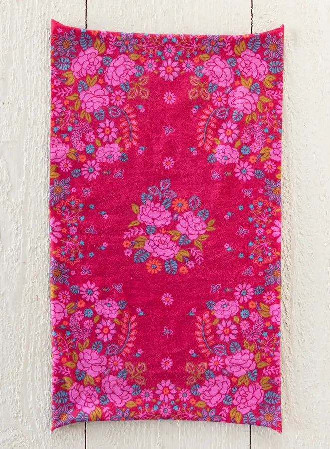 Full Boho Bandeau® Headband - Merlot Floral Bandana