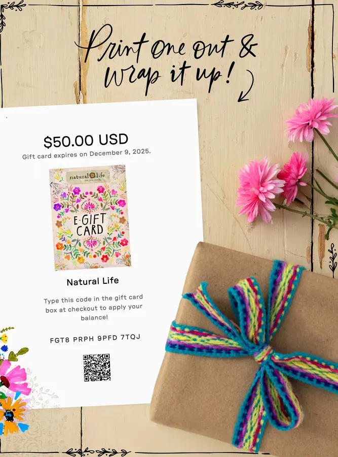 Natural Life E-Gift Card