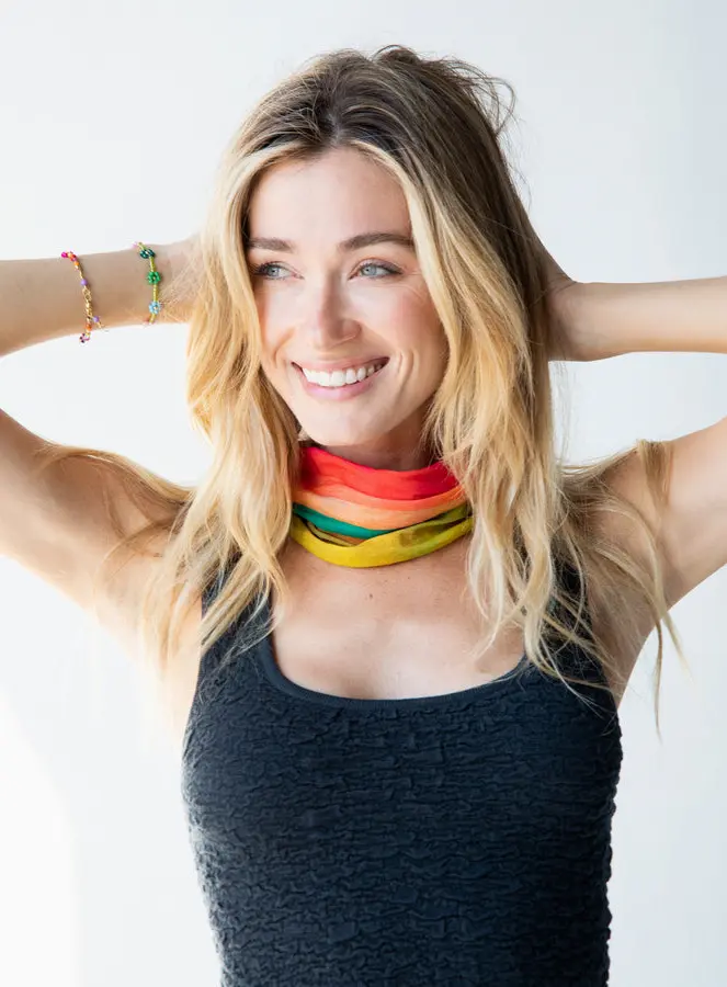 Full Boho Bandeau® Headband - Rainbow Ombre