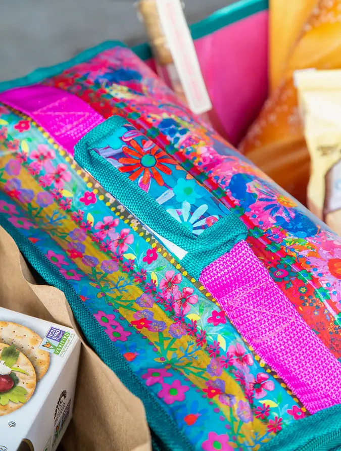 Car Trunk Organizer - Floral Border