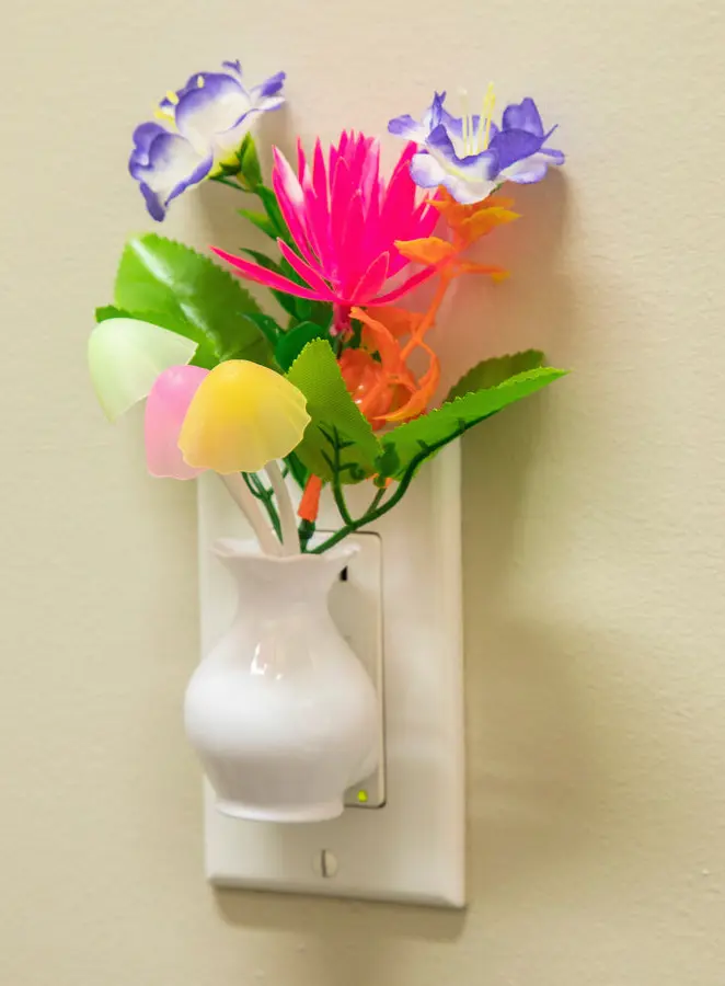 LED Night Light - Floral Multi