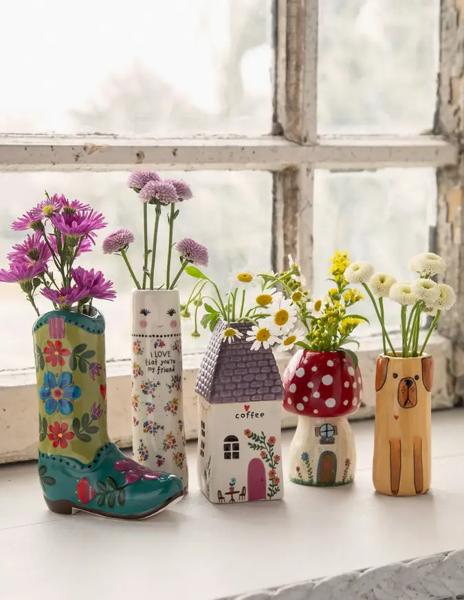 Cutest Little Bud Vase - Mushroom