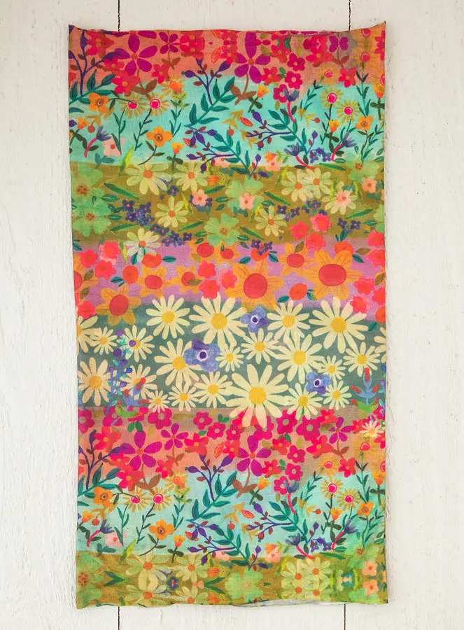 Full Boho Bandeau® Headband - Wildflower Border