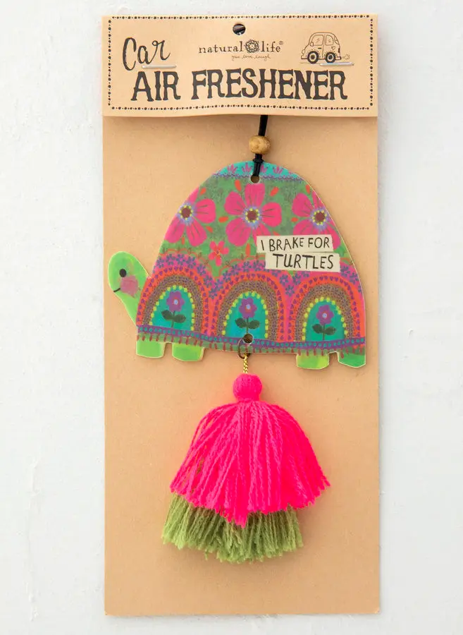 Car Air Freshener - I Brake For Turtles