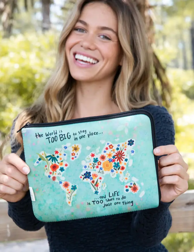 Travel Document Pouch - Life Is Too Short