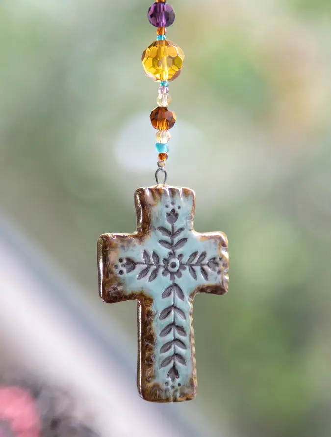 Artisan Cross Car Charm