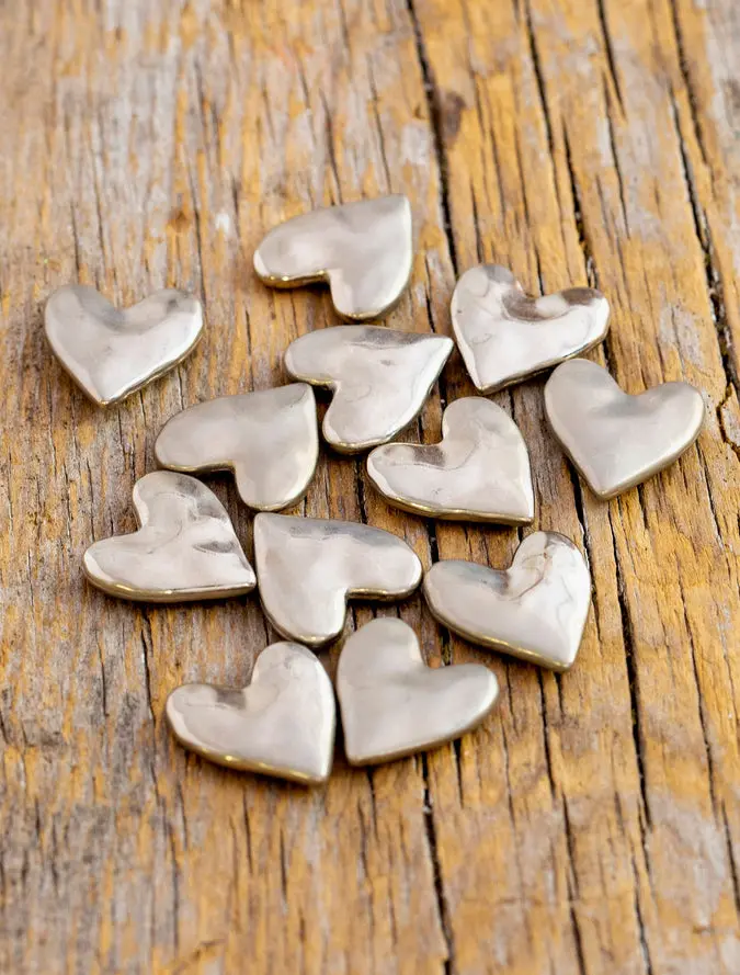 Bag of Tiny Tokens, Set of 12 - Hearts