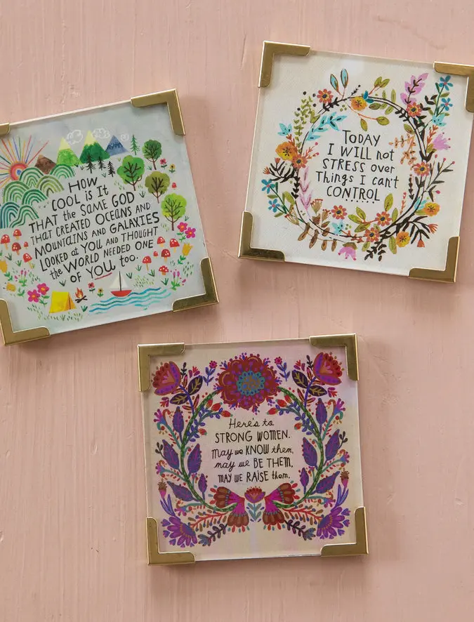 Corner Magnet Keepsake - Today I Will Not Stress