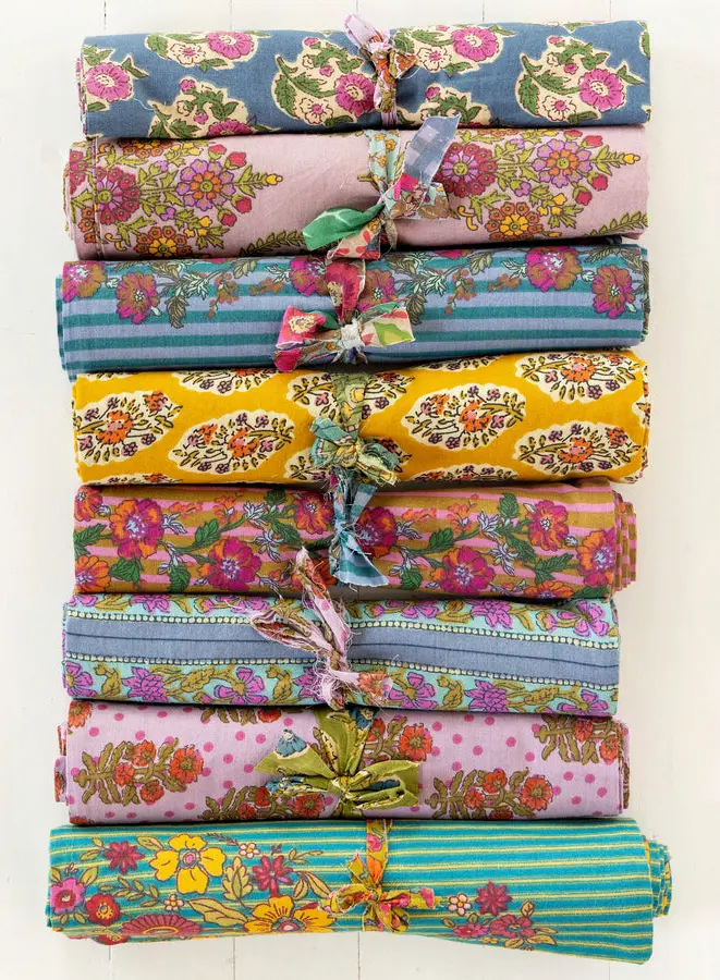 Mix & Match Cotton Pillowcase, Single - Green Fields