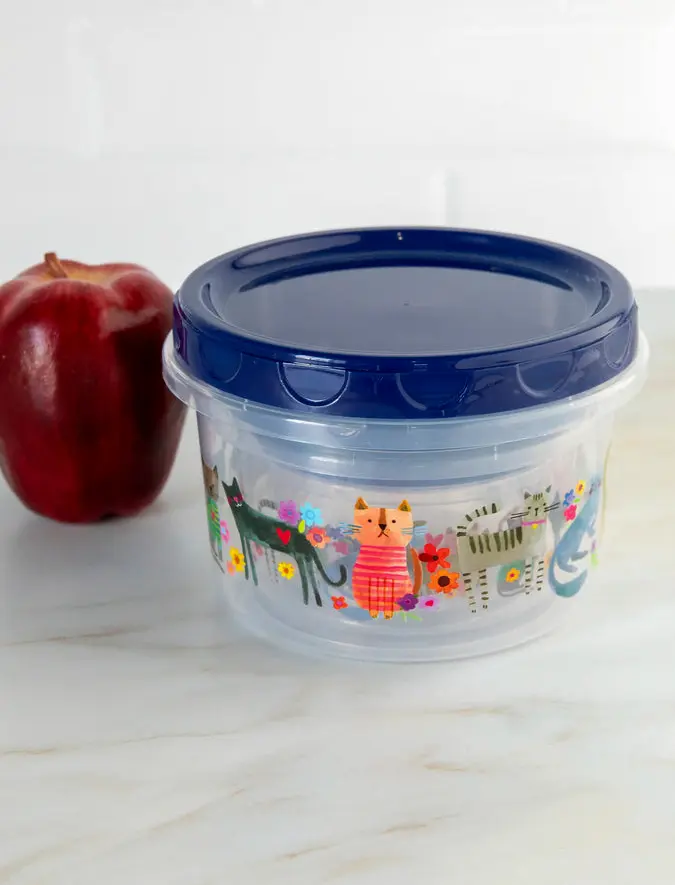 Storage Containers, Set of 3 - Cat