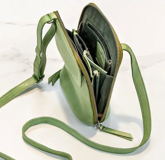 Verde Leather Crossbody
