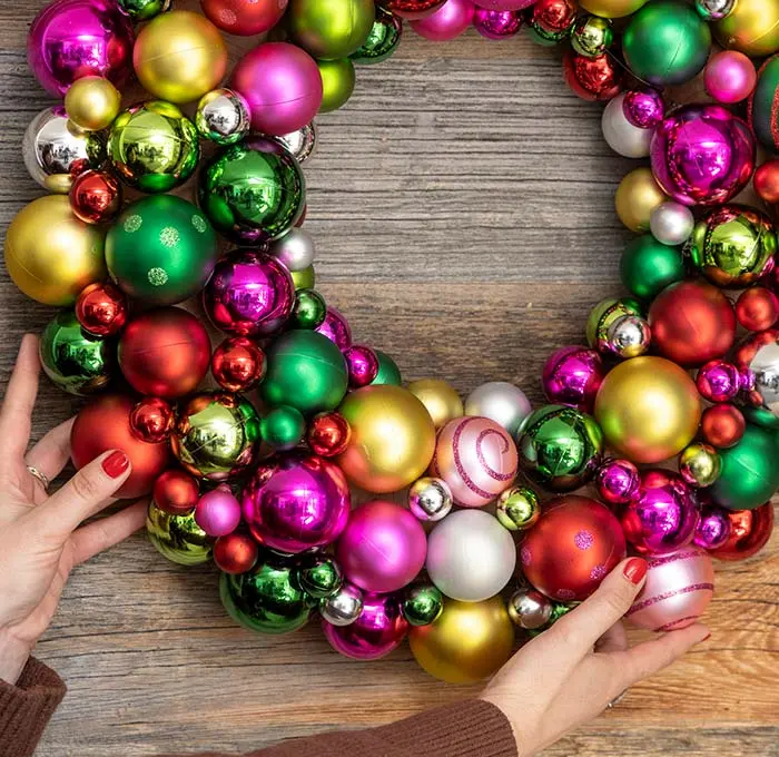 Dazzling Ornament Wreath