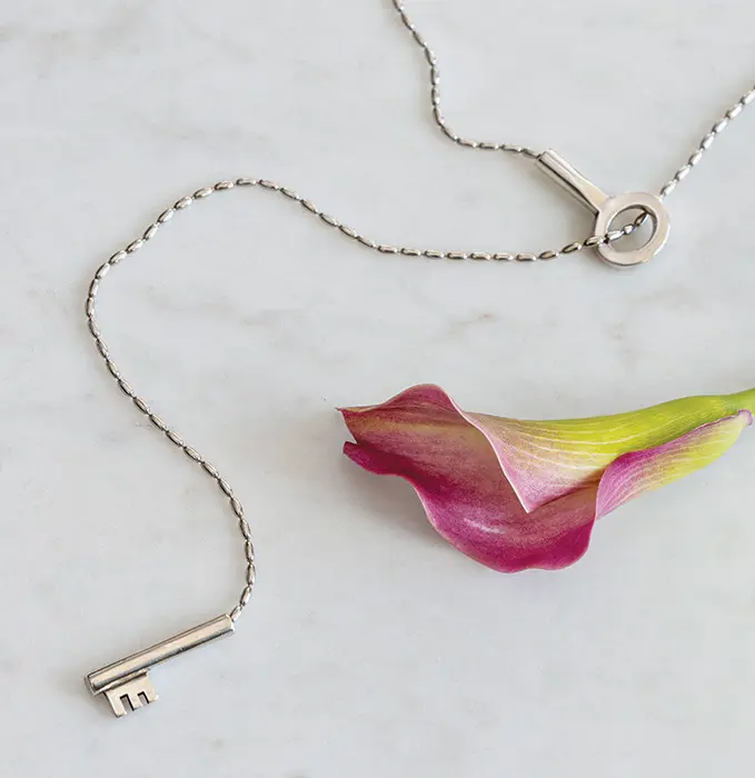 Key To My Heart Lariat Necklace