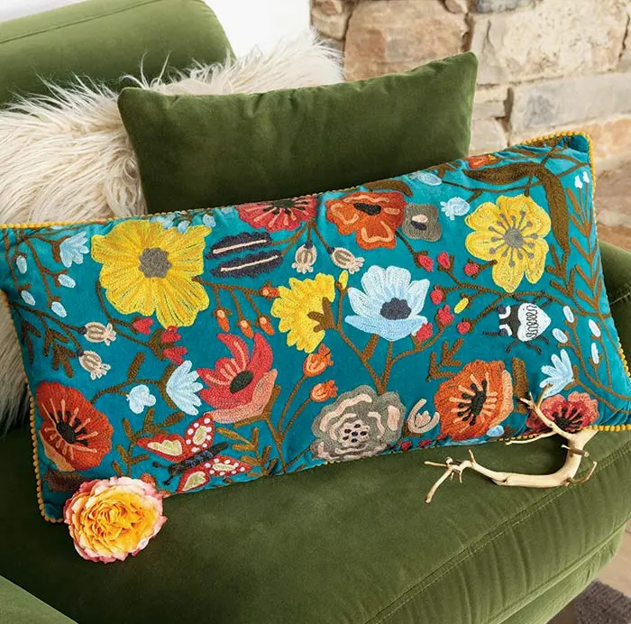 Dusk In The Garden Pillow