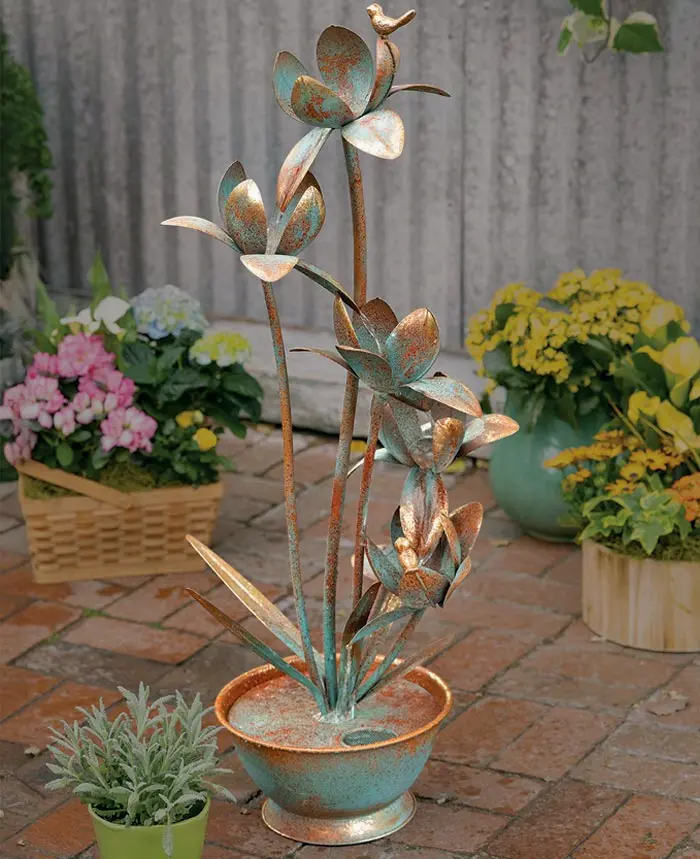 Graceful Lotus Fountain