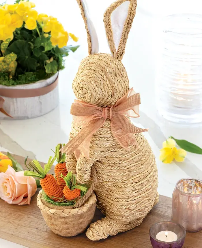 Sweet Bunny With Carrots