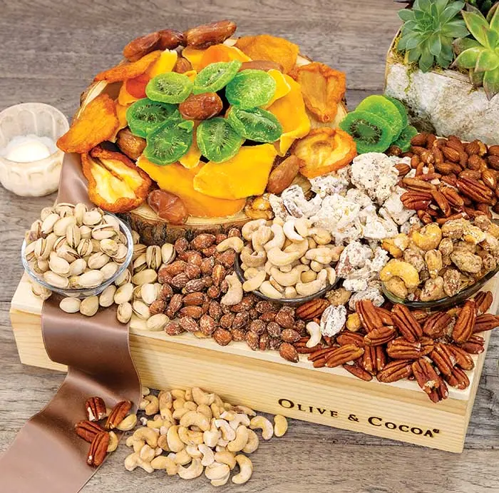 Gourmet Dried Fruit And Nut Crate