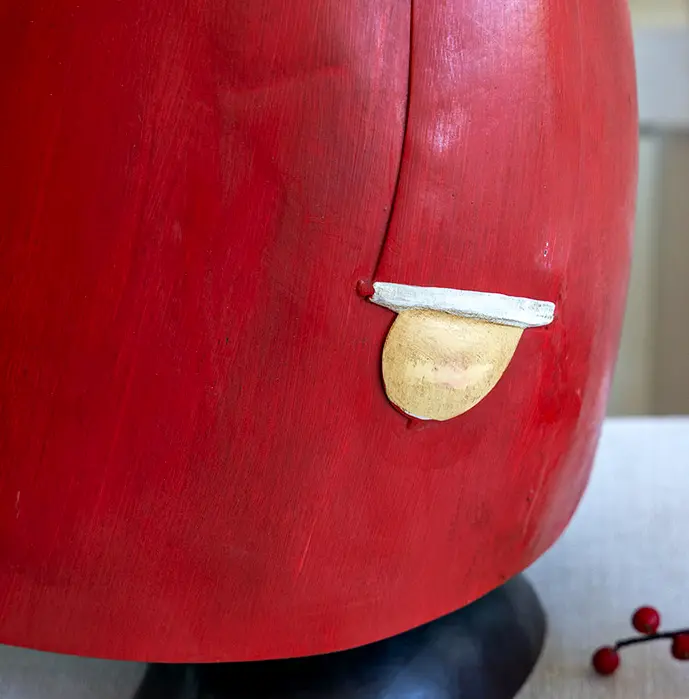 Jolly Recycled Metal Santa