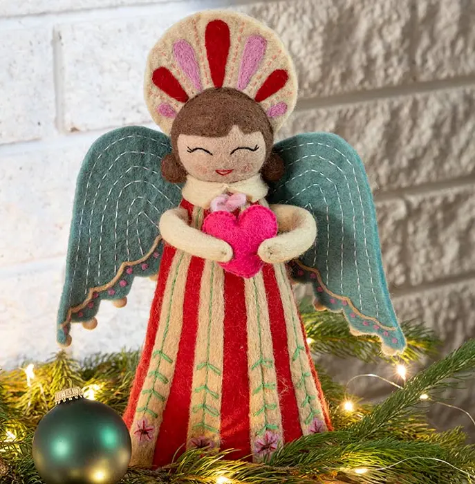 Joyful Angel Tree Topper