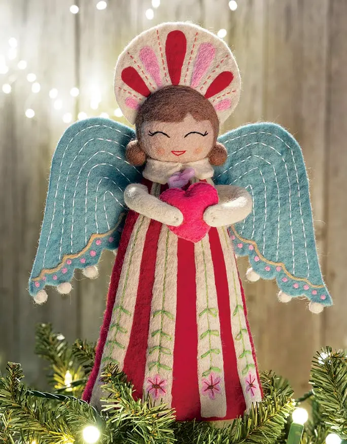 Joyful Angel Tree Topper