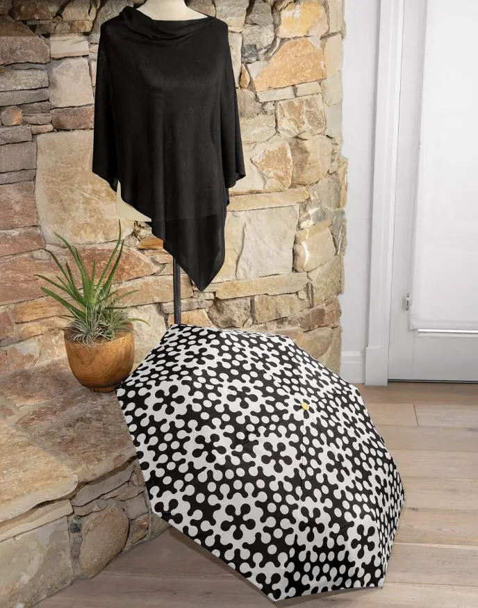 Travel Poncho & Umbrella Set