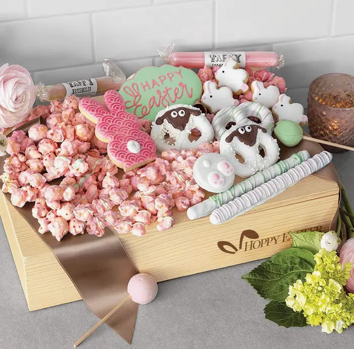 Happy Easter Treats Crate - Hoppy Easter