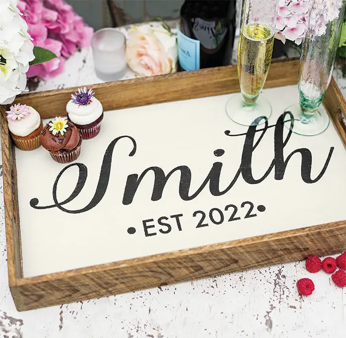 Customized Serving Tray