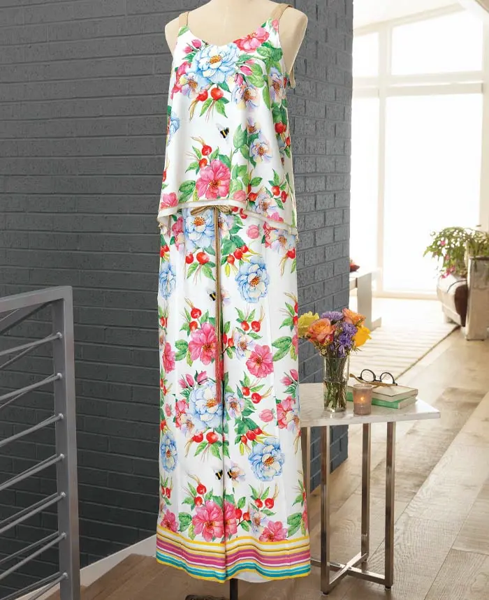 Dreamy Peony Lounge Set