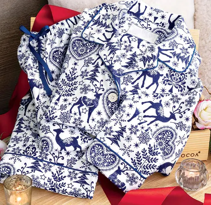 Snow & Stags Flannel Pajamas