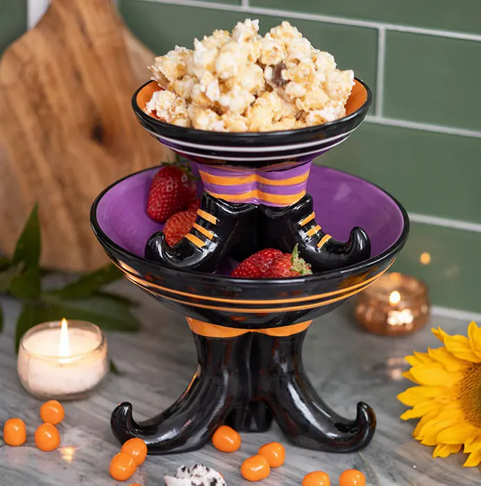 Witch's Boots Candy Bowls