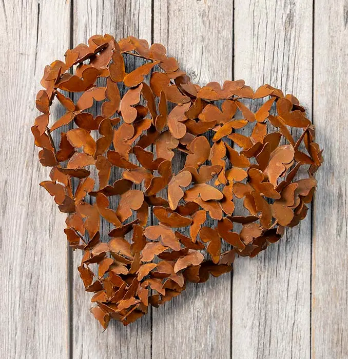 Heart Aflutter Metal Butterflies