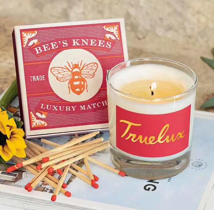 Fragrant Lotion Candle & Matches