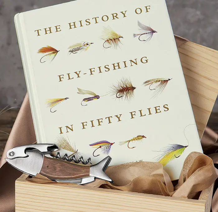 The History Of Fly Fishing Book & Corkscrew