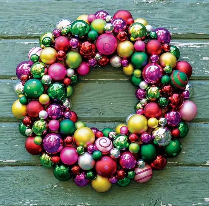 Dazzling Ornament Wreath