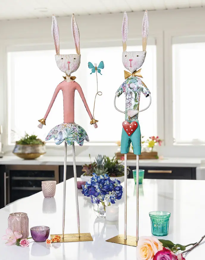 Savannah Metal Rabbits