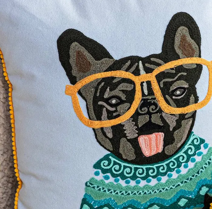 Hip Frenchie Pillow