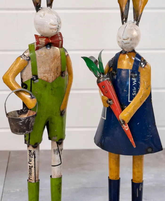 Peter & Poppy Metal Rabbits