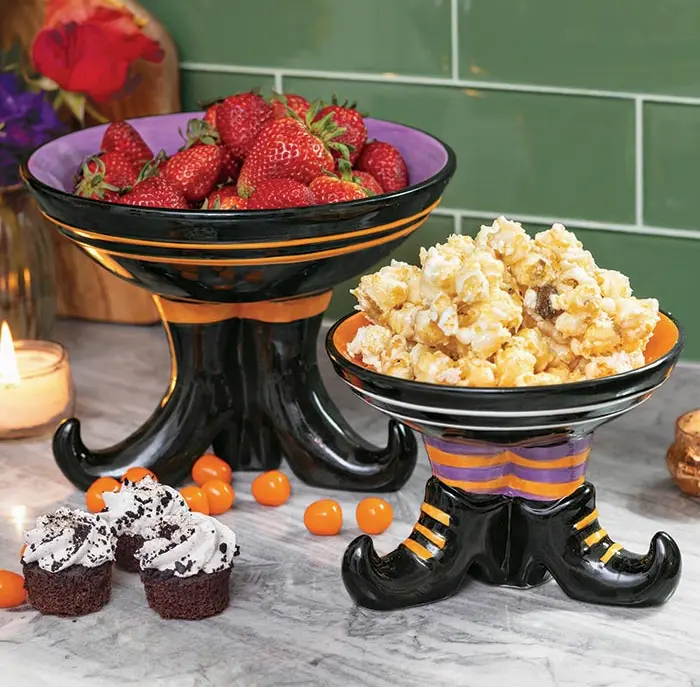 Witch's Boots Candy Bowls
