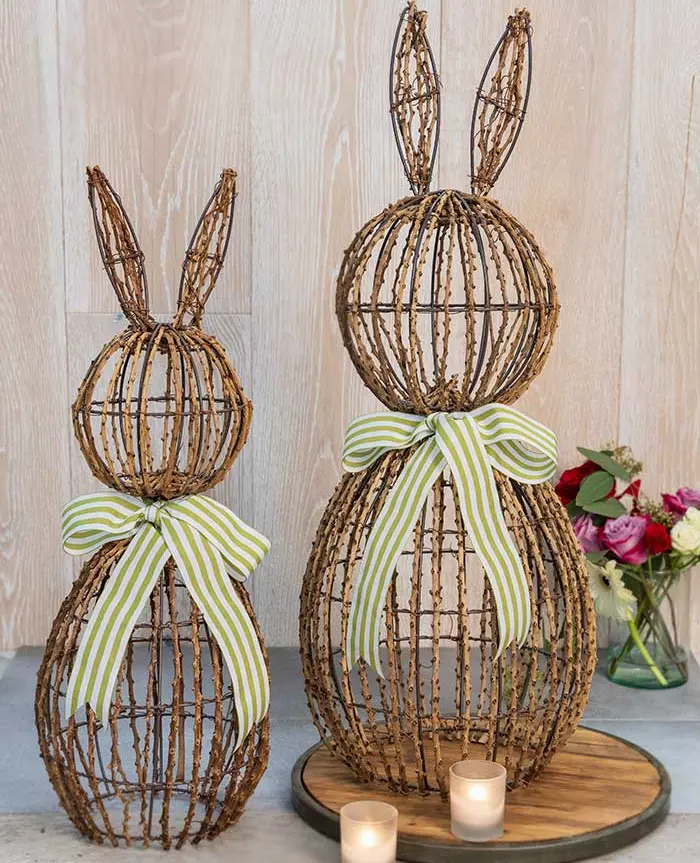 Vine Bunny Sculptures