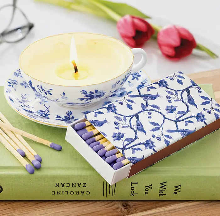 Teacup Candle & Matches