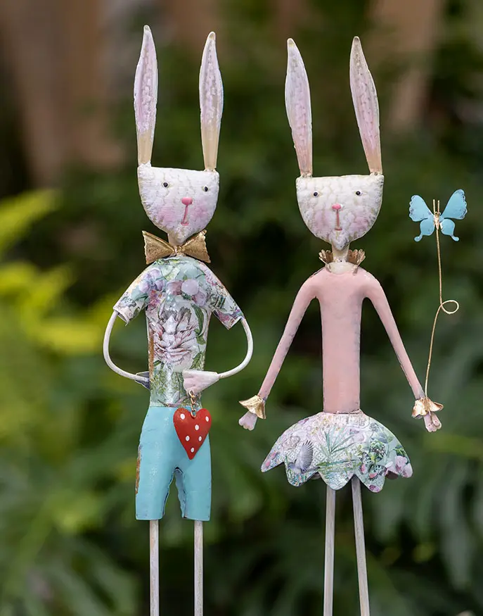 Savannah Metal Rabbits