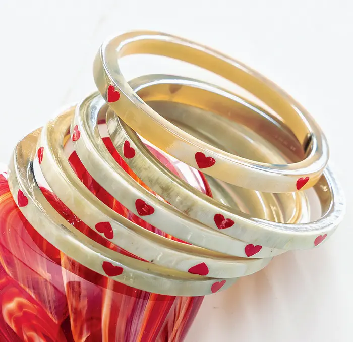 Heart & Horn Bangles