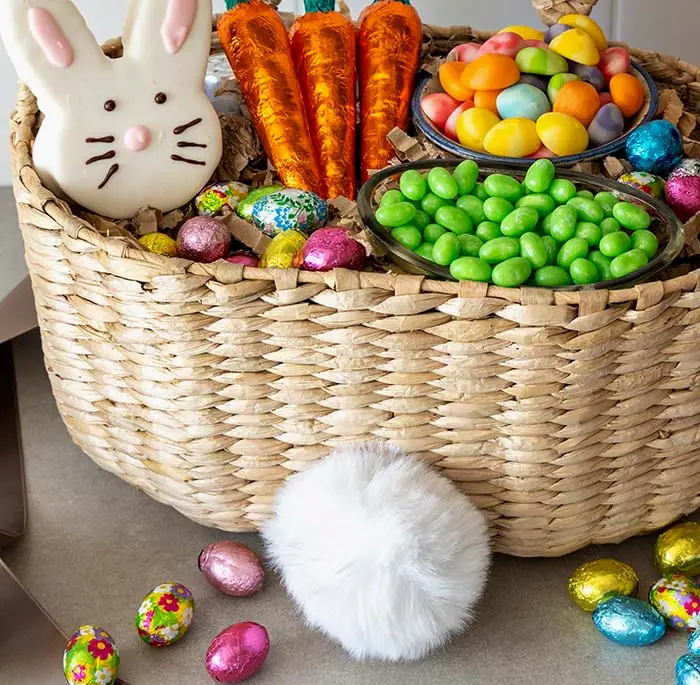 Cottontail Easter Basket & Treats