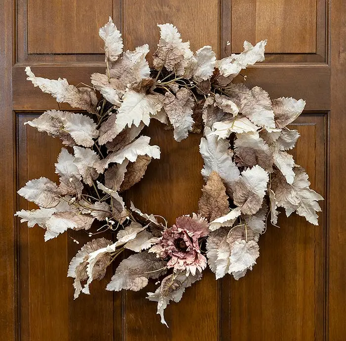 Vintage Leaf Wreath