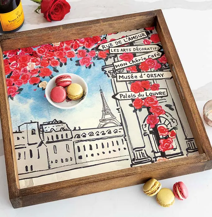 Rue De L’amour Tray