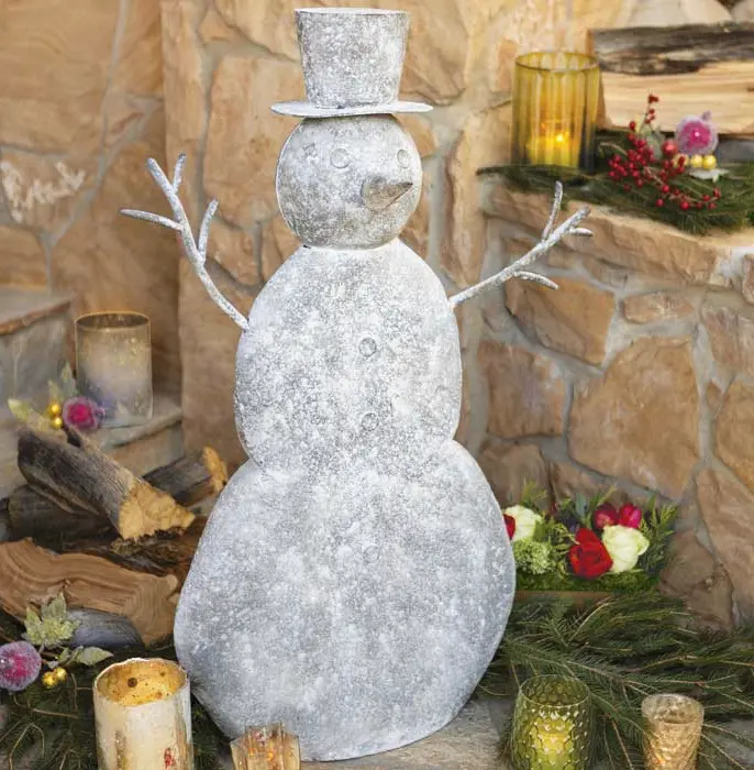 Jolliest Snowman Sculpture