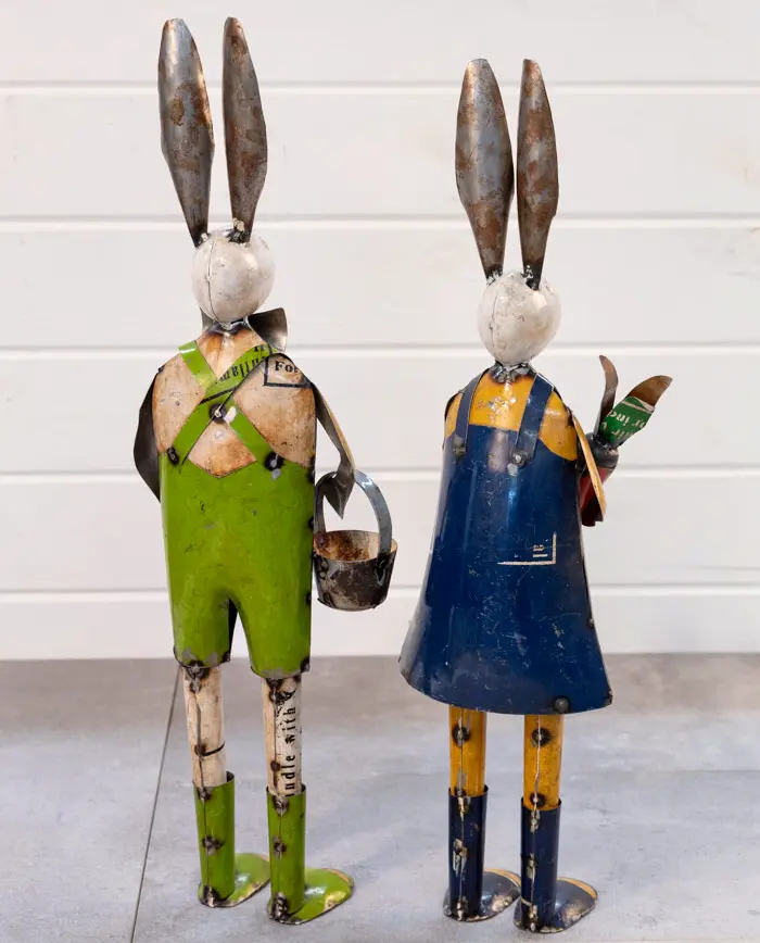 Peter & Poppy Metal Rabbits