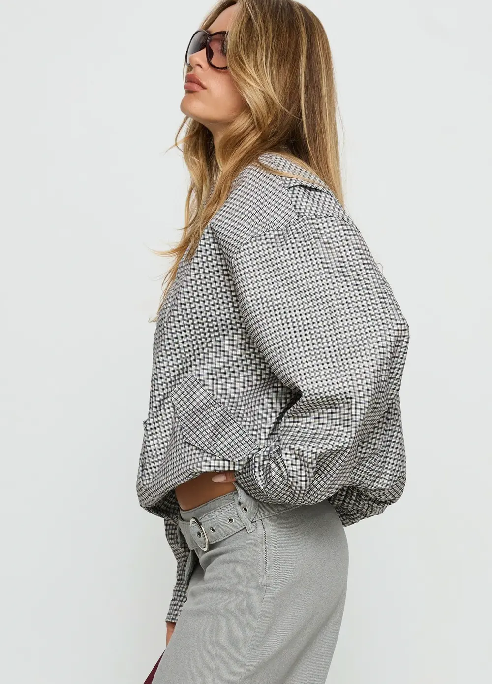 Kenny Bomber Jacket Cream Check